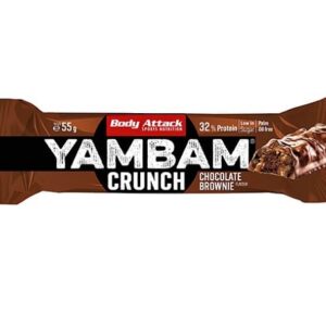 Body Attack YAMBAM CRUNCH Protein Riegel (15x55g)