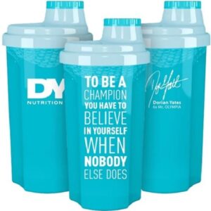 DY Nutrition Shaker 500ml Quote Turquoise