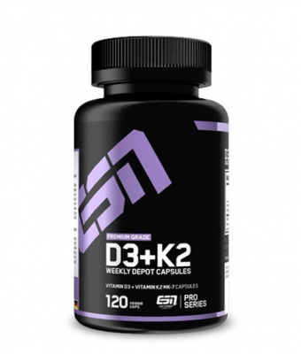 ESN Vitamin D3 + K2 120 Kapsel