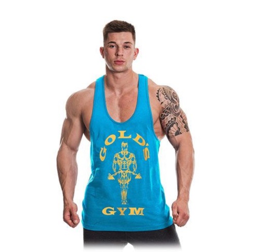 Golds Gym GGVST003 Stringer Joe Premium - turquoise/yellow