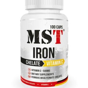 MST - Iron Chelate + Vitamin C 500mg 100 Caps