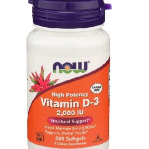 Now - Vitamin D3 2000IU - 240 Softgels