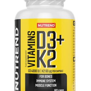 Nutrend Vitamin D3 + K2 4000 IU /60 ug- 90 Caps