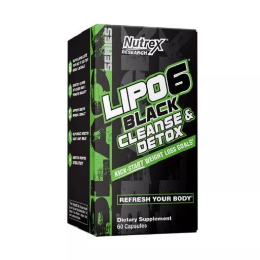 Nutrex Lipo 6 Black CLEANSE & DETOX 60 Kapseln