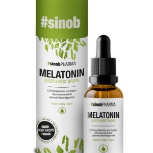 Sinob Melatonin Tropfen 50ml (1400 Tropfen)