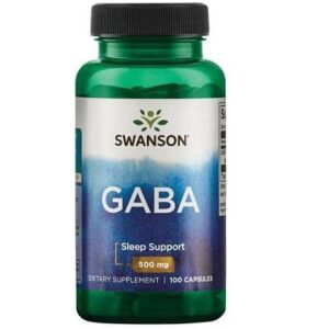 Swanson GABA 500mg, 100 Kaps