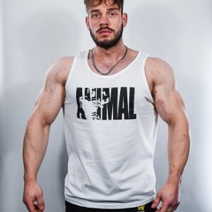 Universal Animal Iconic Tank Top White