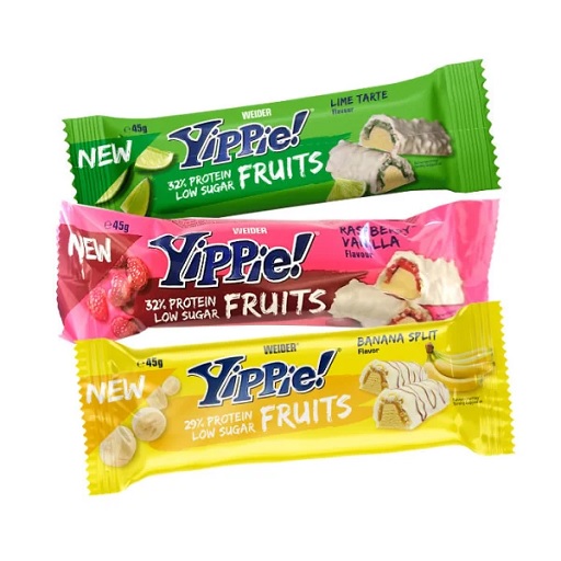 Weider Yippie Fruits Bar 12x50g