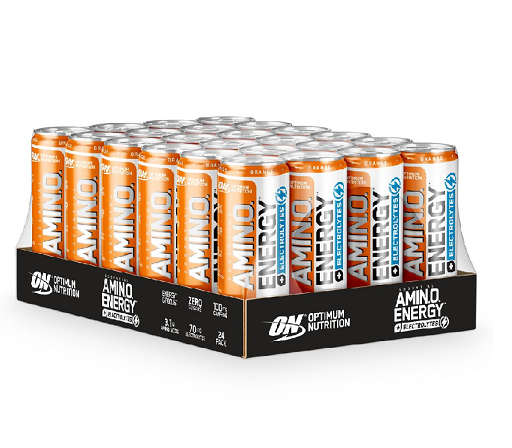 Optimum Amino Energy + Electrolytes RTD, 24 x 250 ml